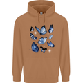A Butterfly Collection Rhopalocera Mens 80% Cotton Hoodie Caramel Latte
