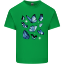 A Butterfly Collection Rhopalocera Mens Cotton T-Shirt Tee Top Irish Green