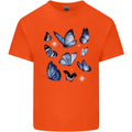 A Butterfly Collection Rhopalocera Mens Cotton T-Shirt Tee Top Orange