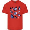 A Butterfly Collection Rhopalocera Mens Cotton T-Shirt Tee Top Red