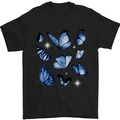 A Butterfly Collection Rhopalocera Mens T-Shirt 100% Cotton Black