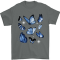 A Butterfly Collection Rhopalocera Mens T-Shirt 100% Cotton Charcoal