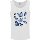 A Butterfly Collection Rhopalocera Mens Vest Tank Top White