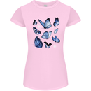 A Butterfly Collection Rhopalocera Womens Petite Cut T-Shirt Light Pink