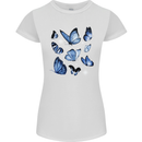 A Butterfly Collection Rhopalocera Womens Petite Cut T-Shirt White