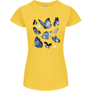 A Butterfly Collection Rhopalocera Womens Petite Cut T-Shirt Yellow