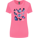 A Butterfly Collection Rhopalocera Womens Wider Cut T-Shirt Azalea