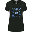 A Butterfly Collection Rhopalocera Womens Wider Cut T-Shirt Black