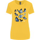 A Butterfly Collection Rhopalocera Womens Wider Cut T-Shirt Yellow