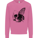 A Butterfly Skull Mens Sweatshirt Jumper Azalea
