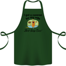 A Caravan for My Wife Caravanning Funny Cotton Apron 100% Organic Forest Green
