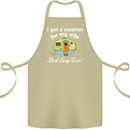 A Caravan for My Wife Caravanning Funny Cotton Apron 100% Organic Khaki