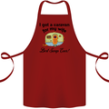 A Caravan for My Wife Caravanning Funny Cotton Apron 100% Organic Maroon