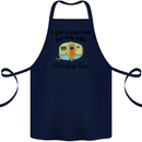 A Caravan for My Wife Caravanning Funny Cotton Apron 100% Organic Navy Blue