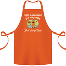 A Caravan for My Wife Caravanning Funny Cotton Apron 100% Organic Orange