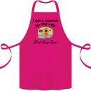 A Caravan for My Wife Caravanning Funny Cotton Apron 100% Organic Pink