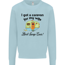 A Caravan for My Wife Caravanning Funny Kids Sweatshirt Jumper Light Blue