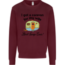 A Caravan for My Wife Caravanning Funny Kids Sweatshirt Jumper Maroon