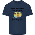 A Caravan for My Wife Caravanning Funny Kids T-Shirt Childrens Navy Blue