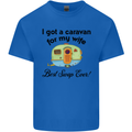 A Caravan for My Wife Caravanning Funny Kids T-Shirt Childrens Royal Blue