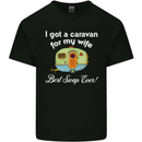 A Caravan for My Wife Caravanning Funny Mens Cotton T-Shirt Tee Top Black