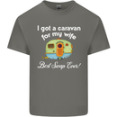 A Caravan for My Wife Caravanning Funny Mens Cotton T-Shirt Tee Top Charcoal