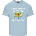 A Caravan for My Wife Caravanning Funny Mens Cotton T-Shirt Tee Top Light Blue