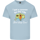 A Caravan for My Wife Caravanning Funny Mens Cotton T-Shirt Tee Top Light Blue