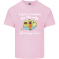 A Caravan for My Wife Caravanning Funny Mens Cotton T-Shirt Tee Top Light Pink