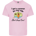 A Caravan for My Wife Caravanning Funny Mens Cotton T-Shirt Tee Top Light Pink