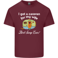 A Caravan for My Wife Caravanning Funny Mens Cotton T-Shirt Tee Top Maroon