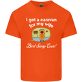 A Caravan for My Wife Caravanning Funny Mens Cotton T-Shirt Tee Top Orange