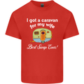 A Caravan for My Wife Caravanning Funny Mens Cotton T-Shirt Tee Top Red