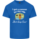 A Caravan for My Wife Caravanning Funny Mens Cotton T-Shirt Tee Top Royal Blue
