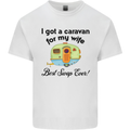 A Caravan for My Wife Caravanning Funny Mens Cotton T-Shirt Tee Top White