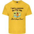 A Caravan for My Wife Caravanning Funny Mens Cotton T-Shirt Tee Top Yellow