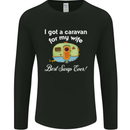 A Caravan for My Wife Caravanning Funny Mens Long Sleeve T-Shirt Black