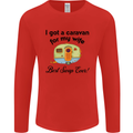 A Caravan for My Wife Caravanning Funny Mens Long Sleeve T-Shirt Red