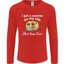 A Caravan for My Wife Caravanning Funny Mens Long Sleeve T-Shirt Red