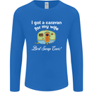 A Caravan for My Wife Caravanning Funny Mens Long Sleeve T-Shirt Royal Blue