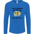 A Caravan for My Wife Caravanning Funny Mens Long Sleeve T-Shirt Royal Blue