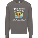 A Caravan for My Wife Caravanning Funny Mens Sweatshirt Jumper Charcoal