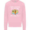 A Caravan for My Wife Caravanning Funny Mens Sweatshirt Jumper Light Pink