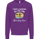 A Caravan for My Wife Caravanning Funny Mens Sweatshirt Jumper Purple