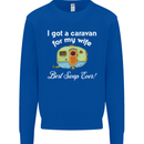 A Caravan for My Wife Caravanning Funny Mens Sweatshirt Jumper Royal Blue