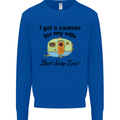 A Caravan for My Wife Caravanning Funny Mens Sweatshirt Jumper Royal Blue