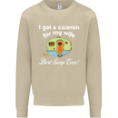 A Caravan for My Wife Caravanning Funny Mens Sweatshirt Jumper Sand