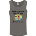 A Caravan for My Wife Caravanning Funny Mens Vest Tank Top Charcoal