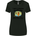 A Caravan for My Wife Caravanning Funny Womens Wider Cut T-Shirt Black