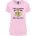 A Caravan for My Wife Caravanning Funny Womens Wider Cut T-Shirt Light Pink